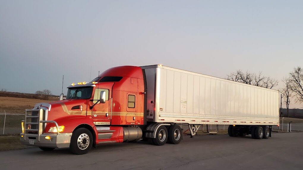 Dry van trailer at Clary Trucking